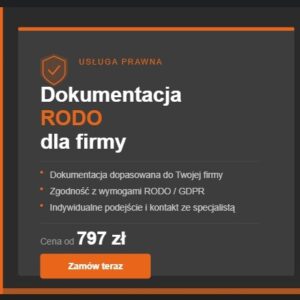 Spersonalizowana Dokumentacja RODO dla Twojej firmy